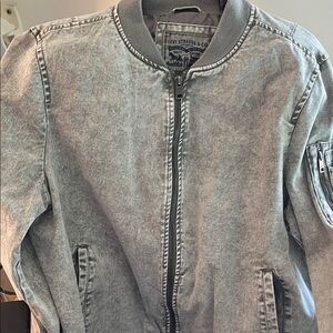 Levi's Light Gray Bomber Jacket